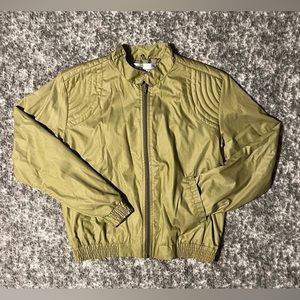 Outerbliss Women’s Olive Bomber Jacket (S)